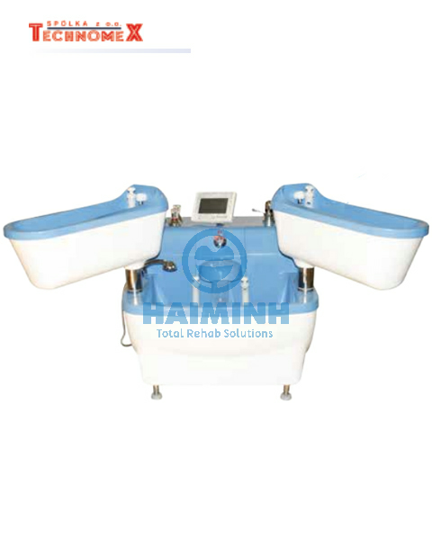 Bồn điều trị 4 ngăn kết hợp xung điện sử dụng màn hình xoay - TASMAN/E